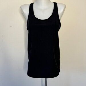 Lululemon Singlet Sculpt It Black Tank Top Tee Racerback Mesh Detailing Sz 4